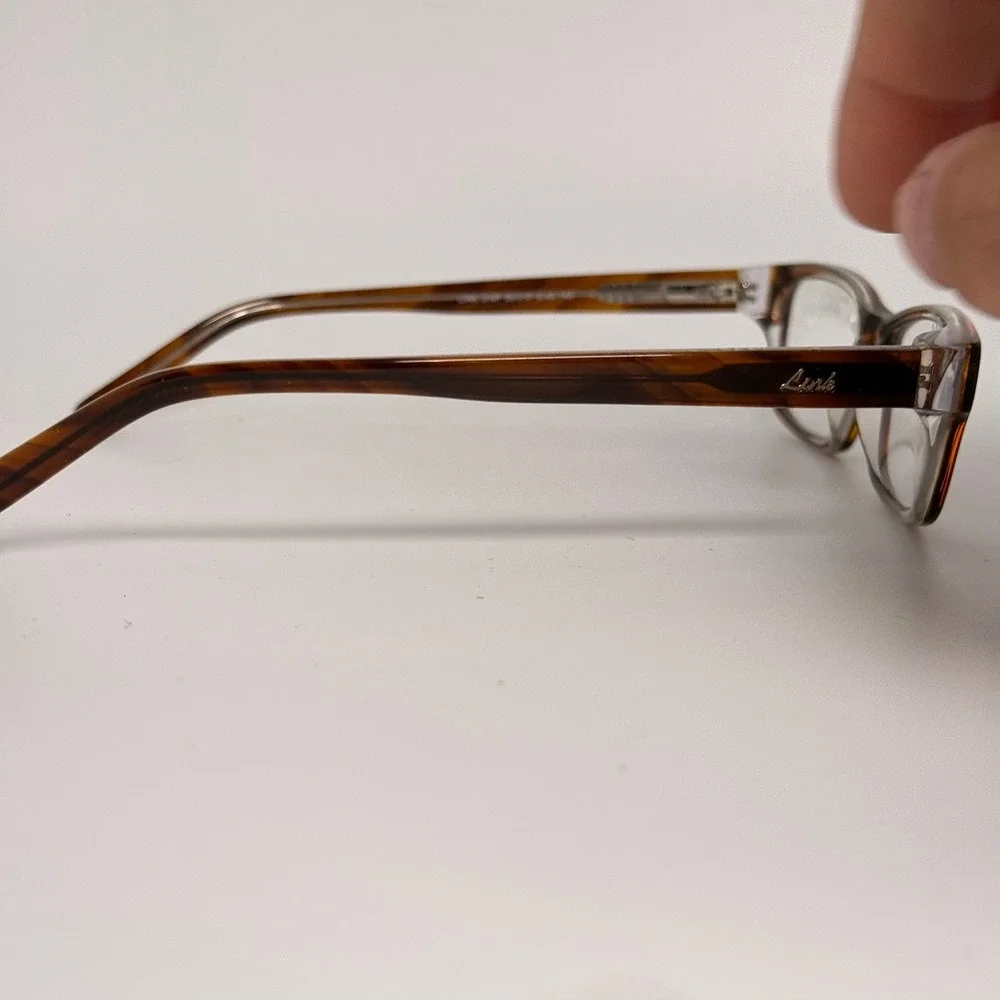 Link Occhiali 3197 Eyeglasses Brown Tortoise Rectangular Frames 50-17-140